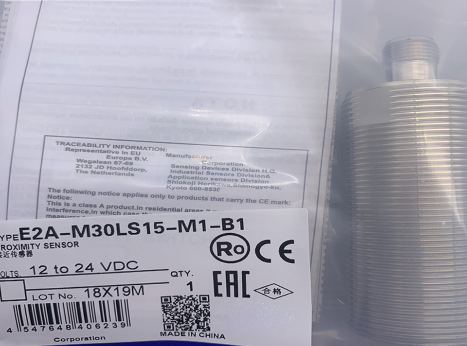 new Omron E2A-M30LS15-M1-B1 Proximity Sensor One E2AM30LS15M1B1 - OMRON