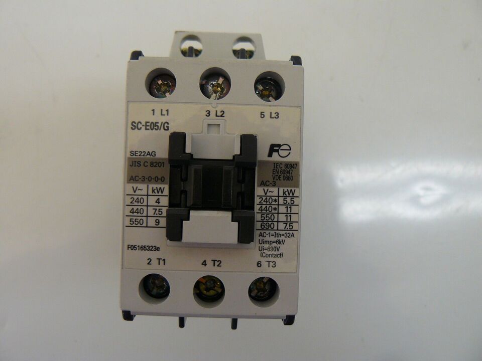 new Fuji SC-E05/G 24VDC Contactor 1PC SCE05/G - FUJI