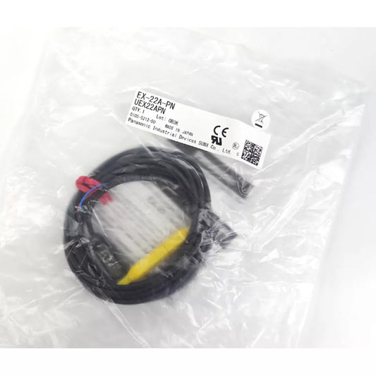 New Panasonic SUNX EX-22A-PN Photoelectric Sensor 1PC, 160W max input, 12V output, 20000 lux rating, IP67 rated, 2.8kg weight, 1000m range, 1 year warranty - PANASONIC