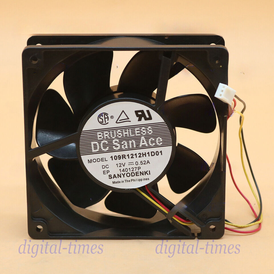 new 1PC For San Ace120 12V 0.52A cooling fan 109R1212H1D01 - SAN ACE