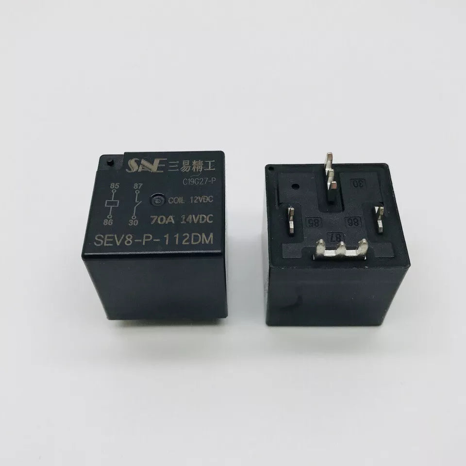 2Pcs SEV8-P-112DM 4-Pin Solder Pin 70A14 Automotive Relay - ELECTRON AUTO PARTS