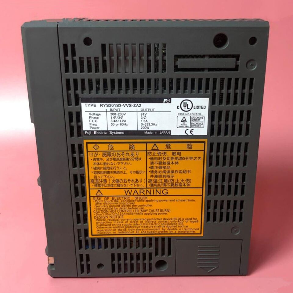 new One Fuji RYS201S3-VVS-ZA2 Servo Drive ping RYS201S3VVSZA2 - ONE FUJI