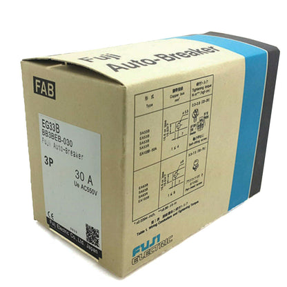 new Fuji EG33B 30A Circuit Breaker 1PC - FUJI