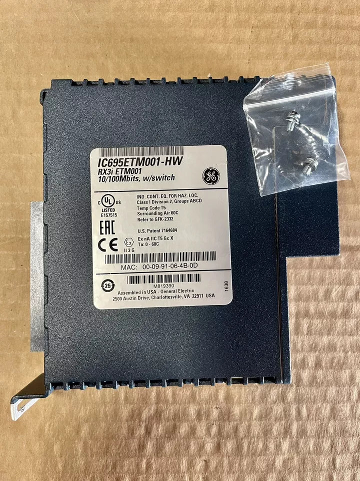 new GE Fanuc IC695ETM001 IC695ETM001-HW Module One ping - GE FANUC