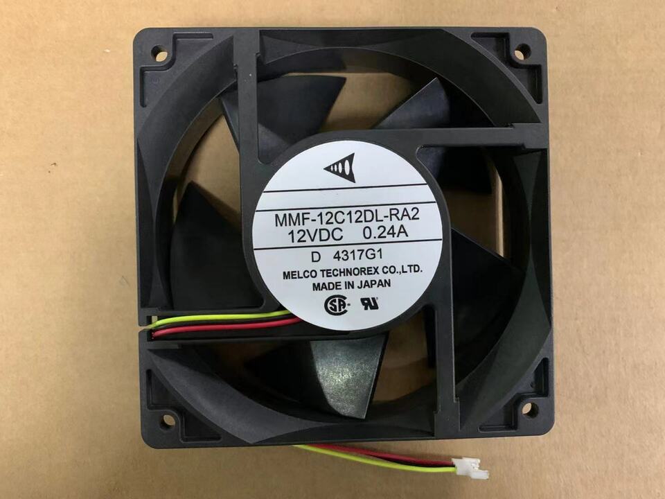 new 1pcs Inverter Cooling Fan 3pin MMF-12C12DL-RA2 12VDC 0.24A 12CM - MMF