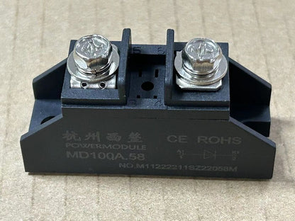 new 100A MD100A.58 power module with heat sink Anti-reverse charge rectifier diode - POWERTECH