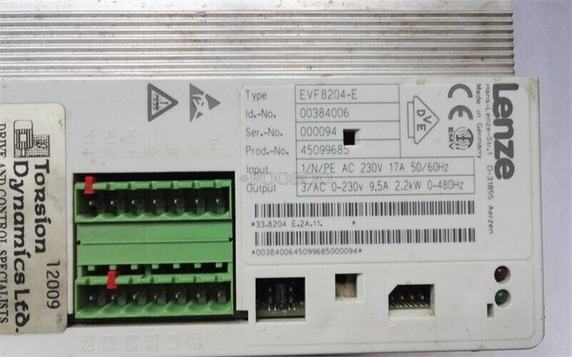Used Lenze Inverter EVF8204-E 2.2KW Condition Unit - LENZE