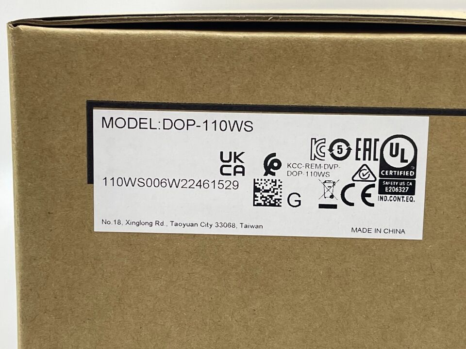 Delta DOP-110WS Touch Screen - DELTA