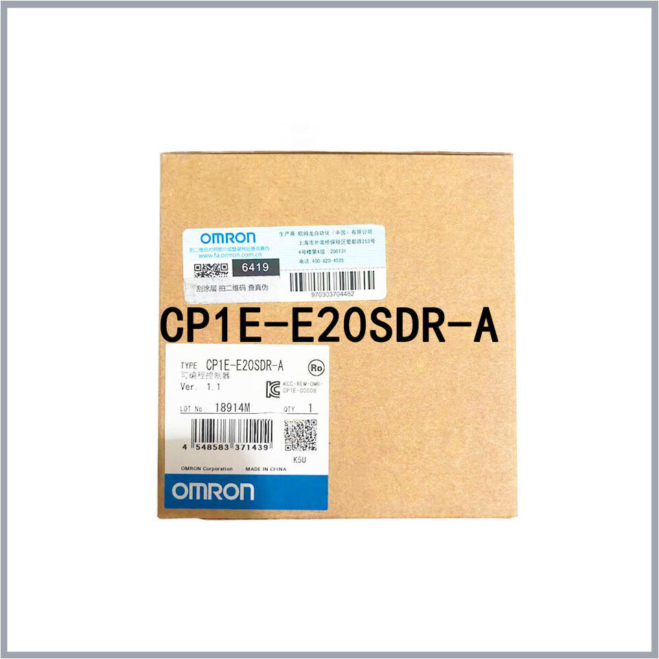 new Omron 1 piece   CP1E-E20SDR-A Programmable Controller unit CP1E E20SDR A