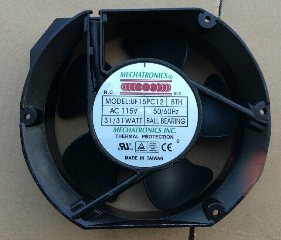new 1pc Cabinet Exhaust Fan Mechatronics UF15PC12 BTH AC115V 15050 - MECHATRONICS