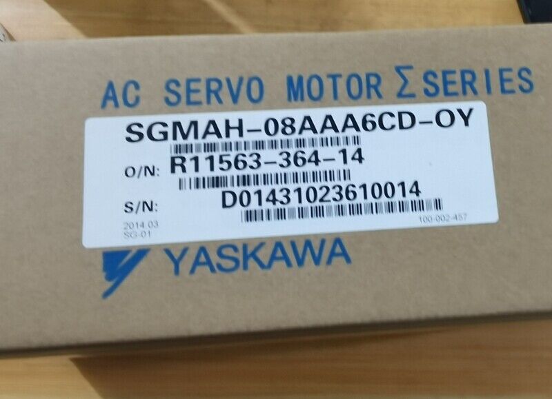 new One Yaskawa SGMAH-08AAA6CD-OY SGMAH08AAA6CDOY Servo Motor ping - YASKAWA