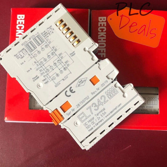 new 1PC BECKHOFF EL7342-0035 PLC In Box ping EL73420035 - BECKHOFF