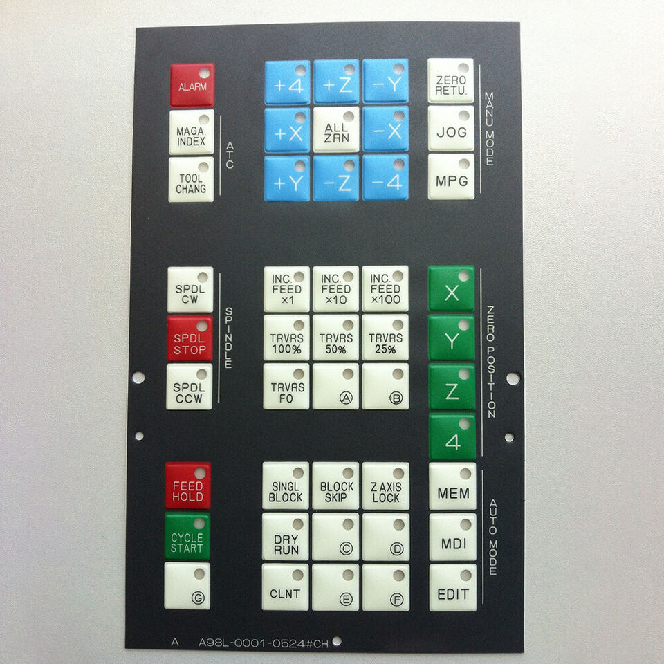 new 1PC Fanuc A98L-0001-0524#CH Membrane Keypad One A98L00010524#CH - FANUC