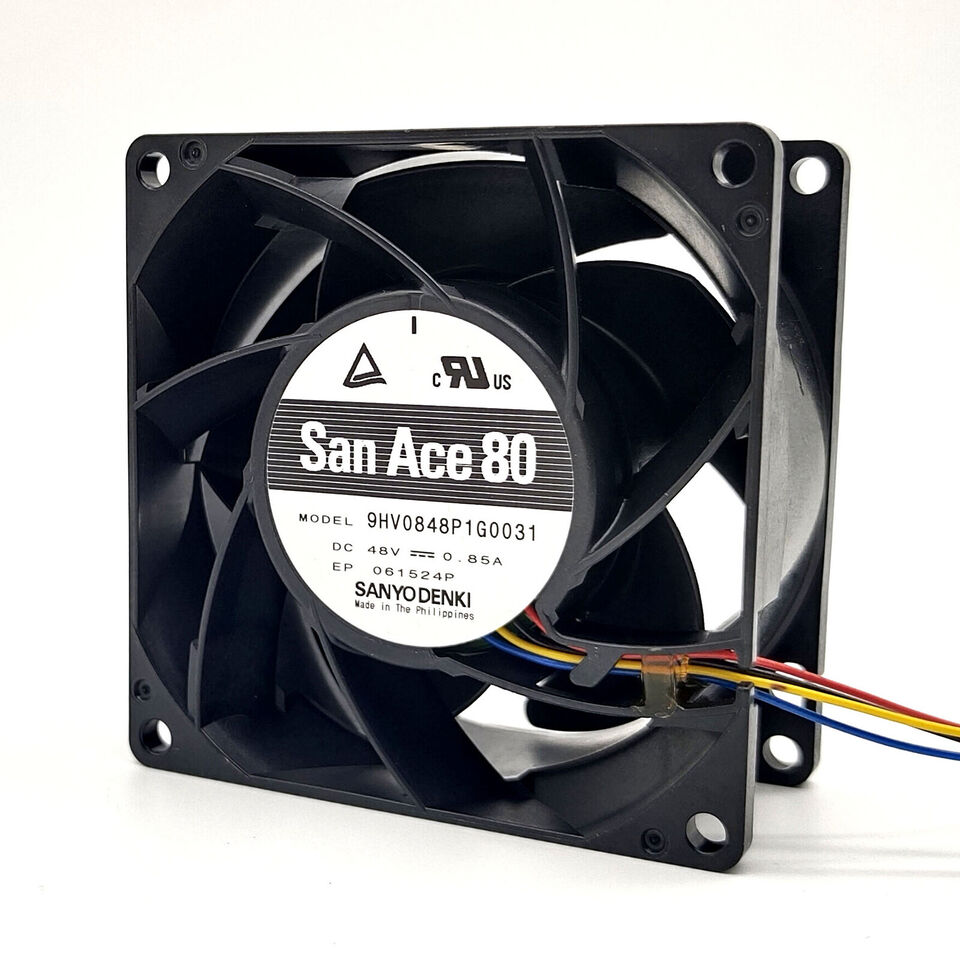 new 1PC For SANYO 9HV0848P1G0031 8cm 48V 0.85A 4-wire Cooling Fan - SANYO