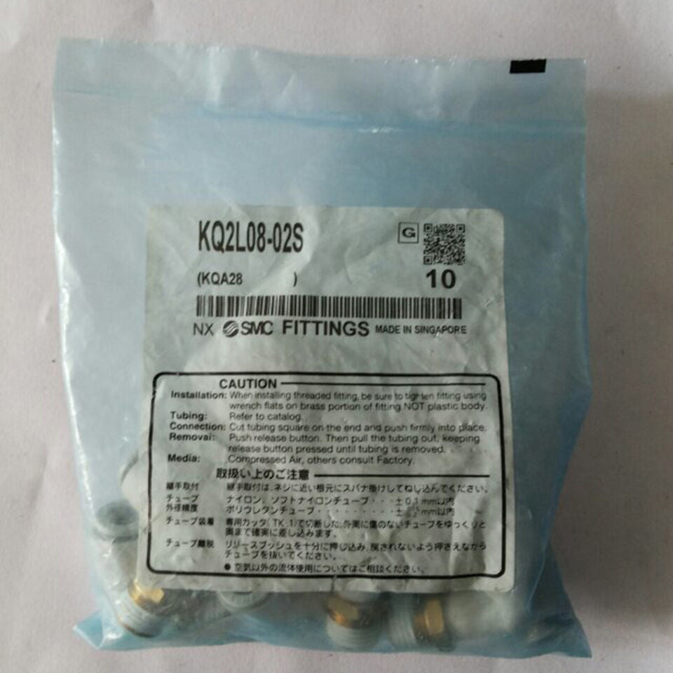 new 10PCS SMC KQ2L08-02S Fittings KQ2L0802S - SMC