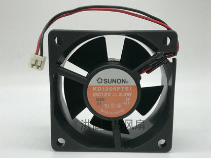 new 1 PCS For Fan KD1206PTS1 DC 12V 2.3W 60*25MM 2 Pin cooling fan - KOEED