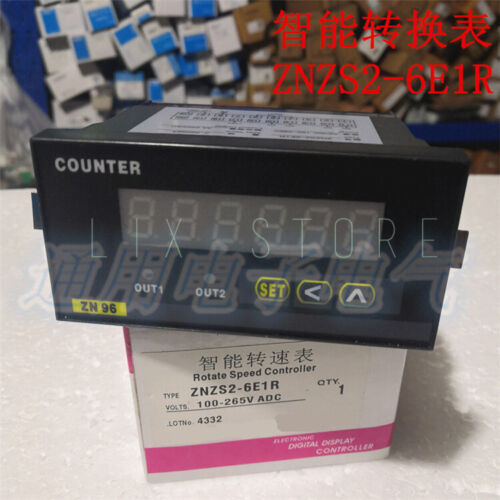 new 1pc Smart tachometer ZNZS2-6E1R digital tachometer linear speed meter ZN96