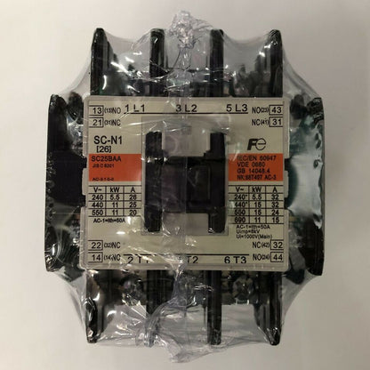 new 1PC FUJI SC-N1 SCN1 AC220V Contactor In Box ping - FUJI
