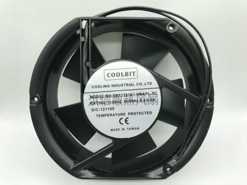 new 1pcs COOLBIT CB17251A1-HBAPL-TC 115VAC 0.5/0.6A 17251 Fan