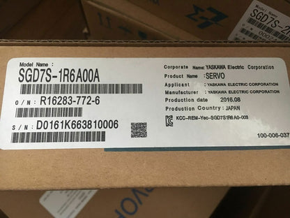 new 1PC YASKAWA SGD7S-1R6A00A Servo Driver In Box ping