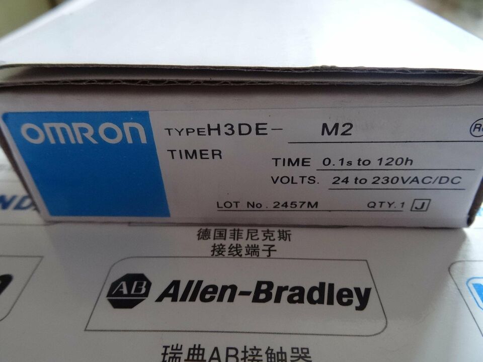 new 1pcs In Box For OMRON Time Relay H3DE-M2 H3DE-M2 24-230V - OMRON