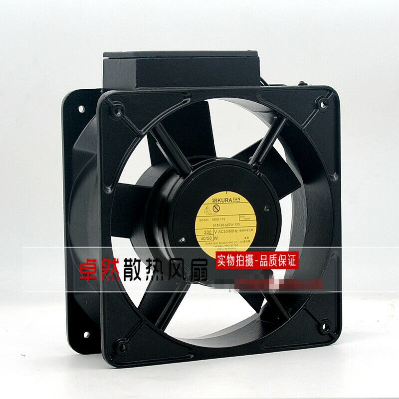 IKURA S18F20-MGW-155 1680-119 200V 40/50W High-Temperature Inverter Fan - IKURA