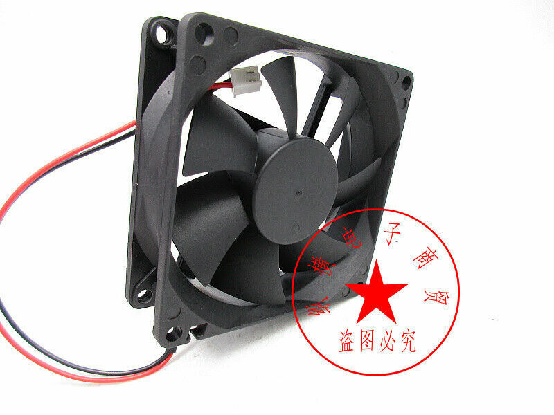 new 1PC 12V 0.15A 8CM 8025 2-wire chassis power cooling fan JF0825S1M - PLC DISTRIBUTORS