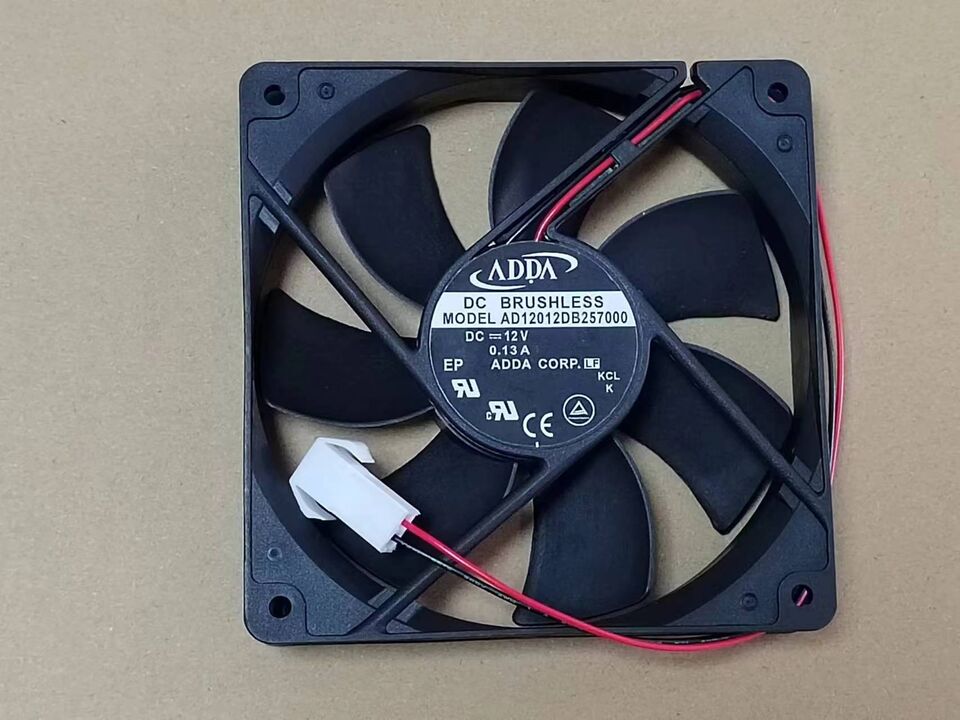 new 1PC computer case ultra-quiet cooling fan AD12012DB257000 12CM 12V 0.13A - KOEED