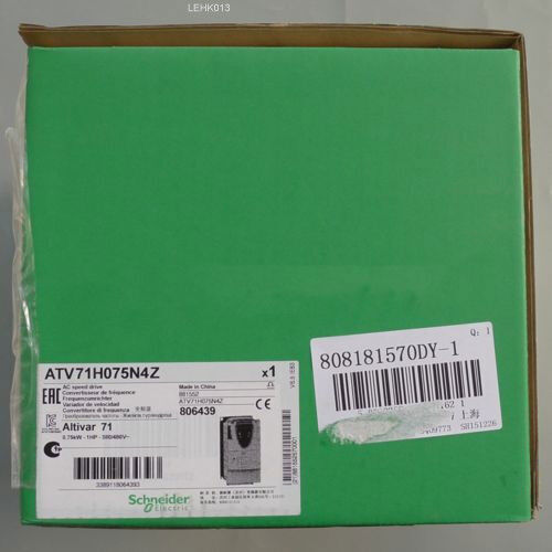 1PC Schneider ATV71H075N4Z 0.75Kw Inverter - SCHNEIDER