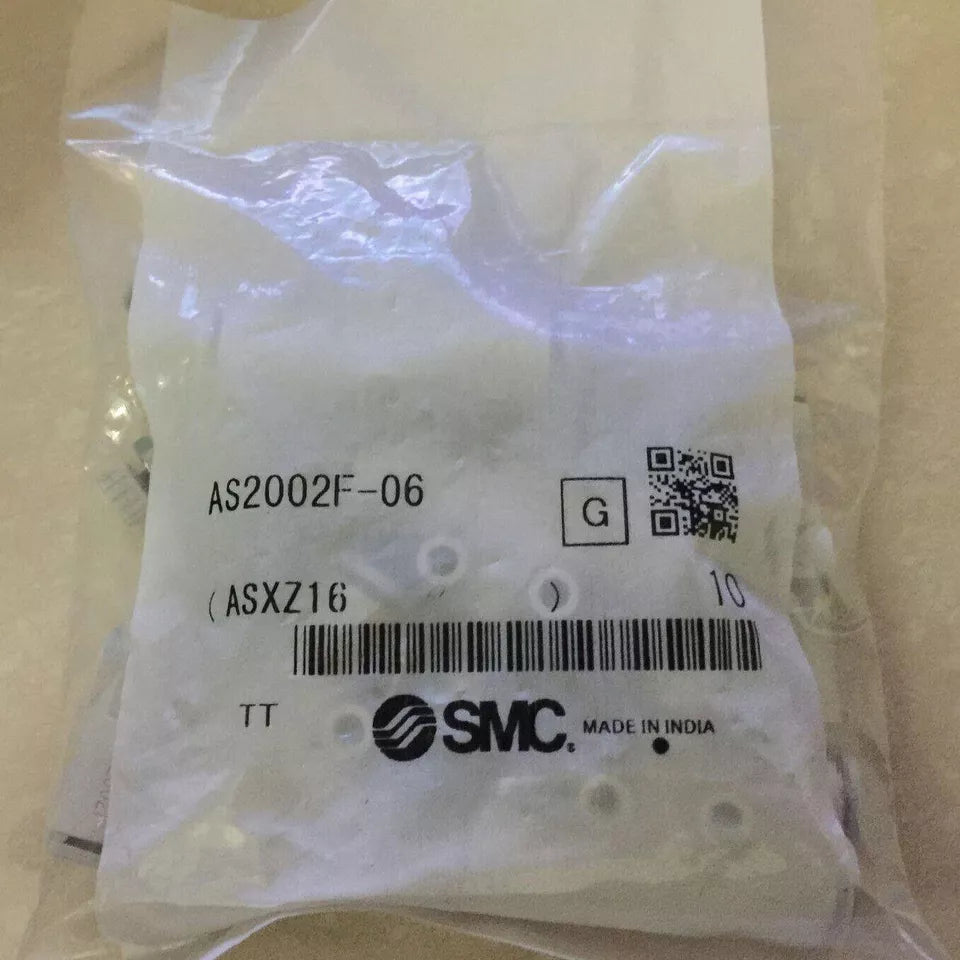 1PC SMC AS2002F-06 Straight Speed Regulating Joint - SMC