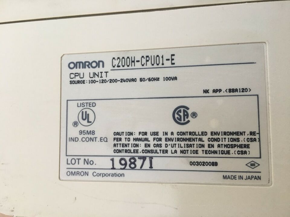 new 1PC Omron C200HS-CPU01-E PLC Module C200HSCPU01E CPU Module - OMRON