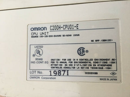 new 1PC Omron C200HS-CPU01-E PLC Module C200HSCPU01E CPU Module - OMRON