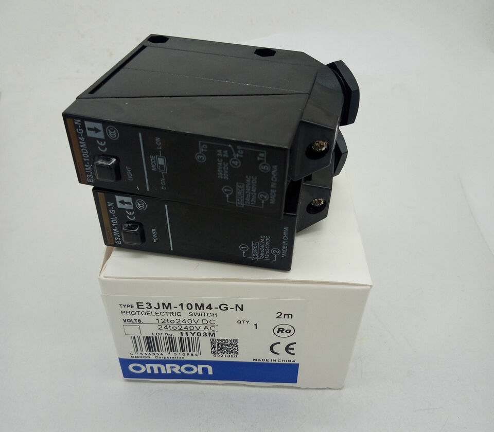 new Omron E3JM-10M4-G-N Photoelectric Switch In Box One E3JM10M4GN - OMRON