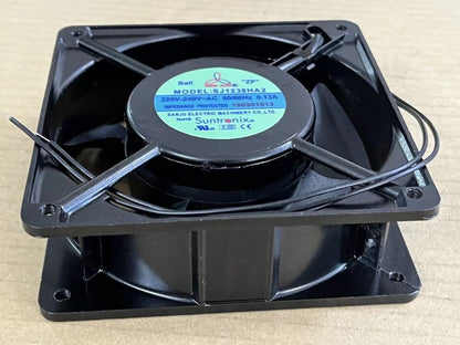 new 1PC 220-240V AC 0.13A axial Cooling Fan metal frame SJ1238HA2 120*120*38 mm - KOEED