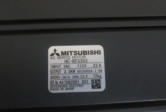 1PC Mitsubishi HC-RFS353 Servo Motor - MITSUBISHI