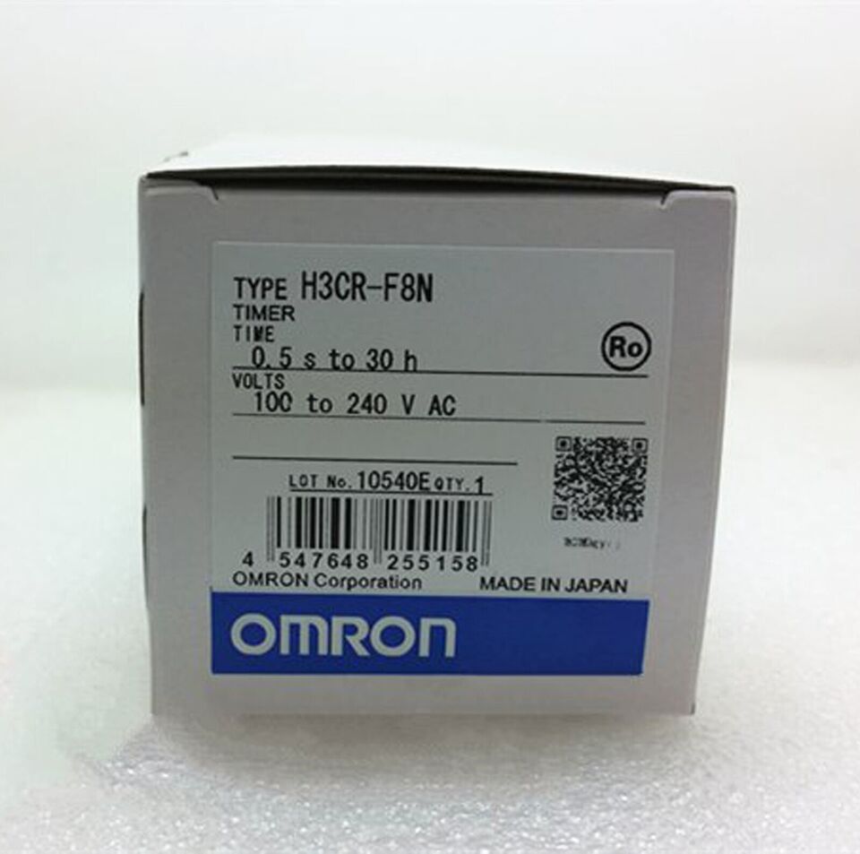 new Omron H3CR-F8N 100-240VAC Timer One H3CRF8N - OMRON
