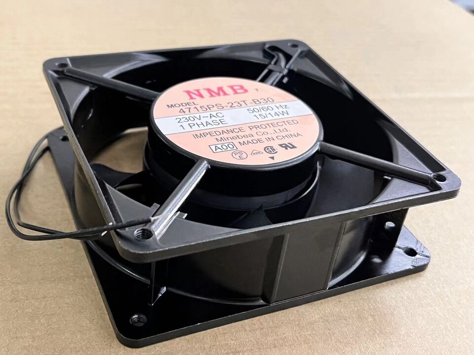 new 1PC For Aluminum frame cooling fan 230VAC 15/14W 120*120*38mm2pin 4715PS-23T-B30 - TECHPRO