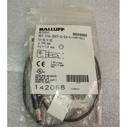 1PC BALLUFF Proximity Sensor with model 516-3007-G-E4-C-S49-003 - BALLUFF
