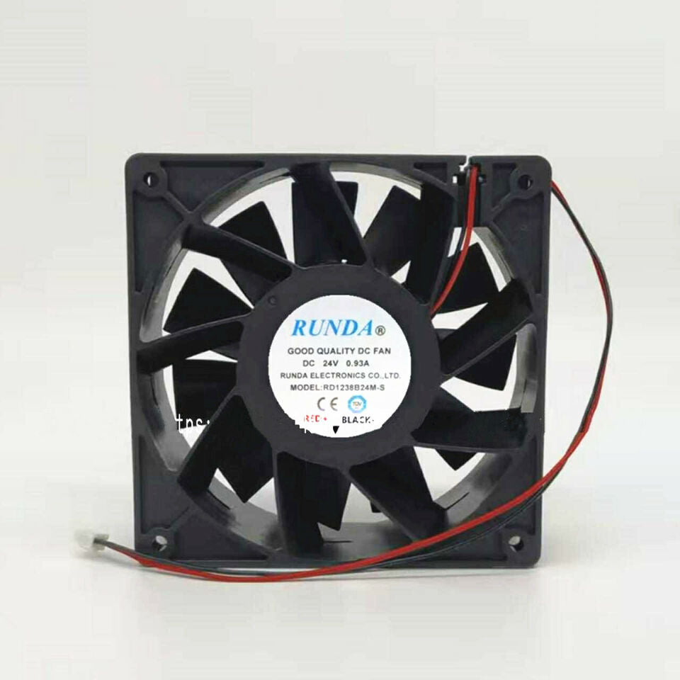 24V 0.93A 12CM Large Air Volume Inverter Cooling Fan with Model 1PC RUNDA RD1238B24M-S - RUNDA