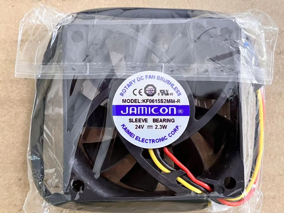 new 1pcs 2.3W 6CM 6015 3-wire cooling fan KF0615S2MM-R DC24V - PLC