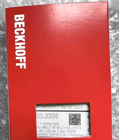 new 1PC Beckhoff EL3356 PLC Module ping - BECKHOFF