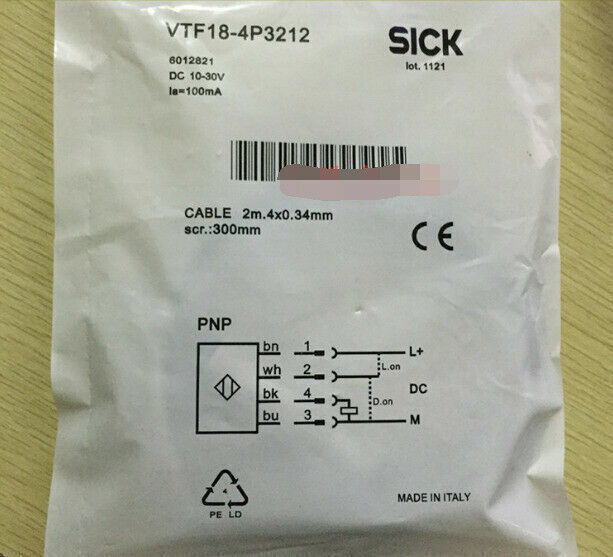 new SICK VTF18-4P3212 Photoelectric Switch One VTF184P3212 - SICK