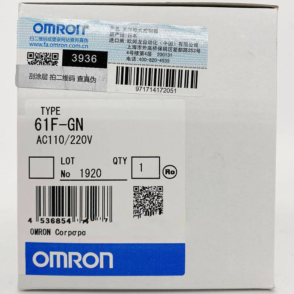 new Omron 61F-GN Liquid Relays One 61FGN - OMRON