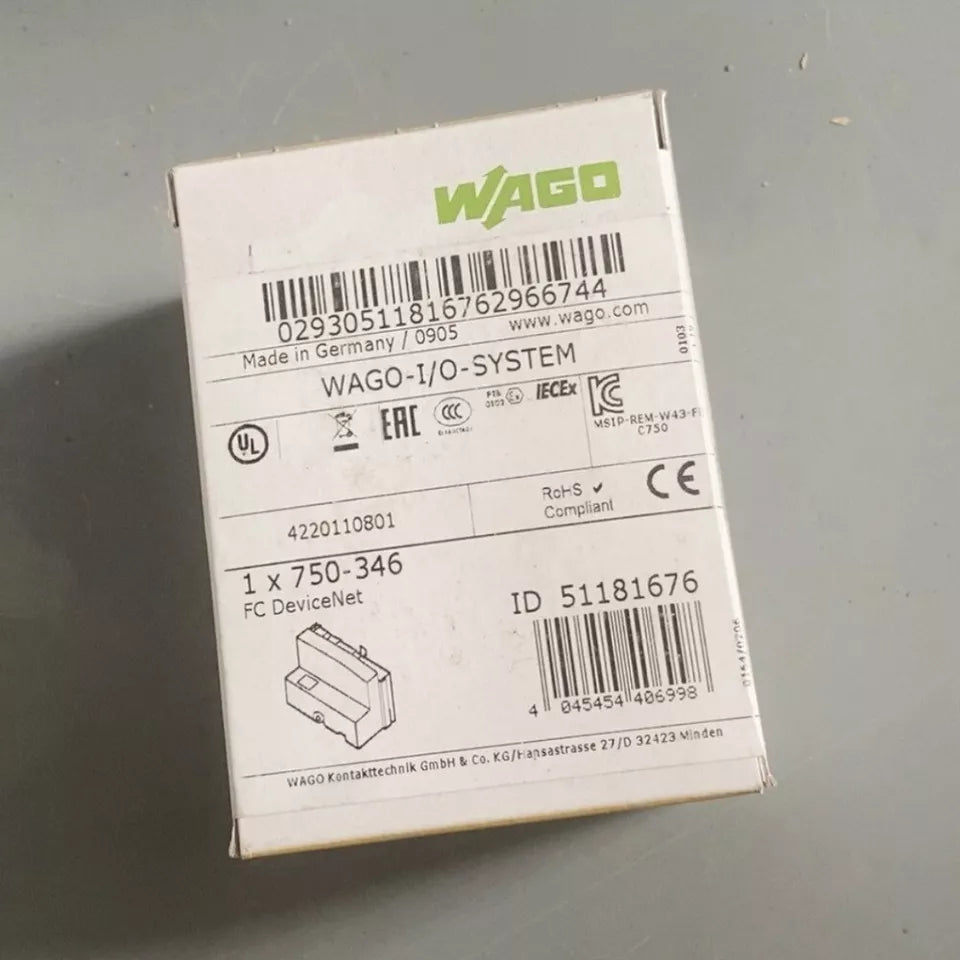 new 1PC Wago 750-346 PLC Module 750346 ping - WAGO
