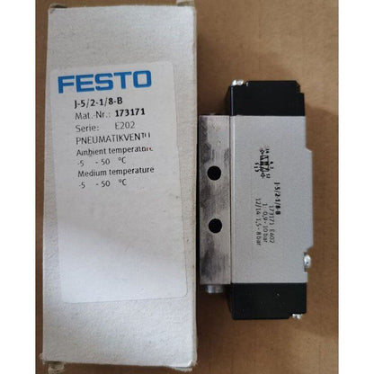 new Festo J-5/2-1/8-B 173171 Solenoid Valve One J5/21/8B - FESTO