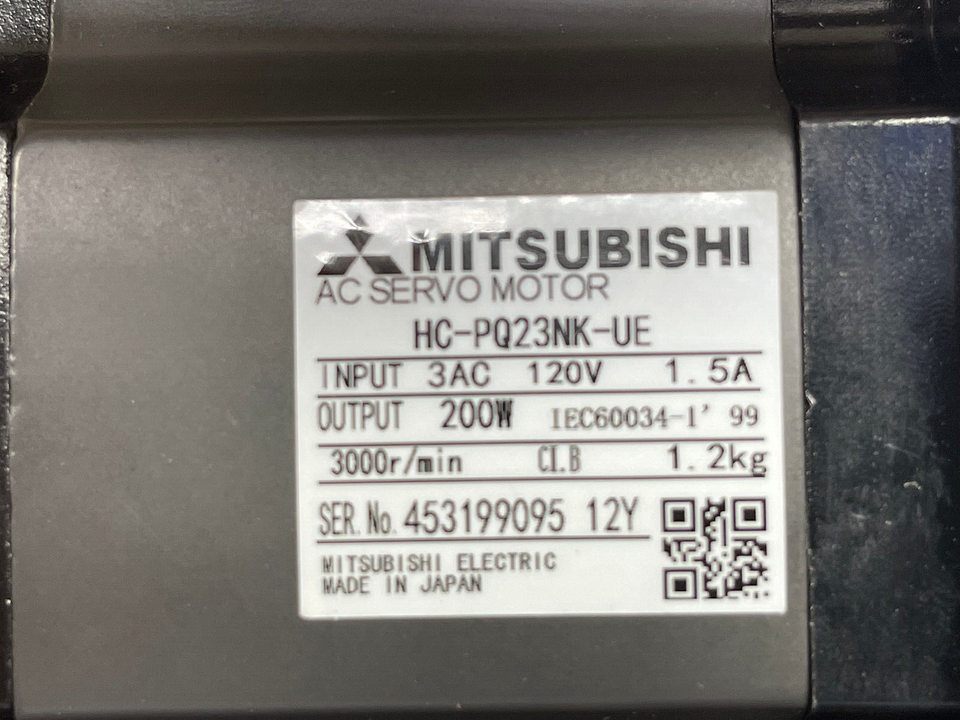 new 1PC Mitsubishi HC-PQ23NK-UE Servo Motor HCPQ23NKUE ping - MITSUBISHI