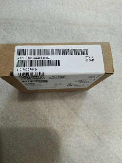 new 1PC SIEMENS 6ES7 138-6AA01-0BA0 In Box 6ES71386AA010BA0 ping