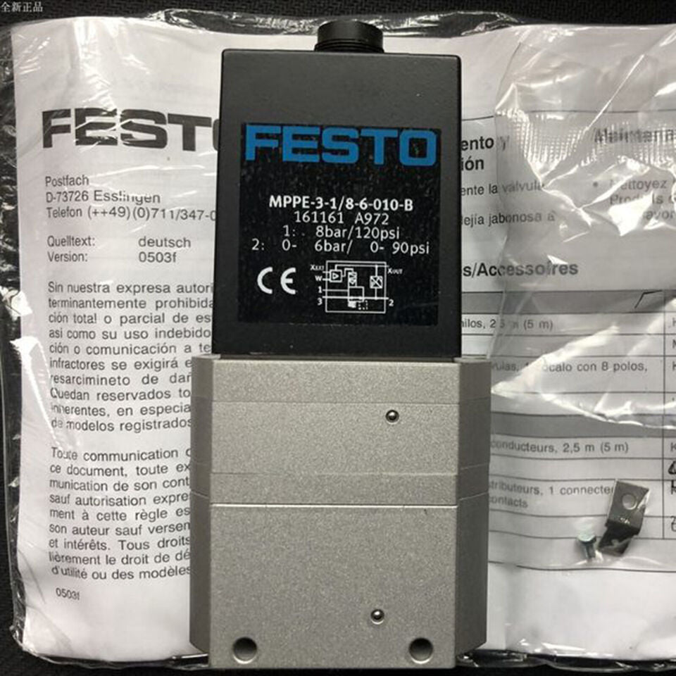new 1PC FESTO MPPE-3-1/8-6-010-B 161161 Proportional Pressure Regulator - FESTO