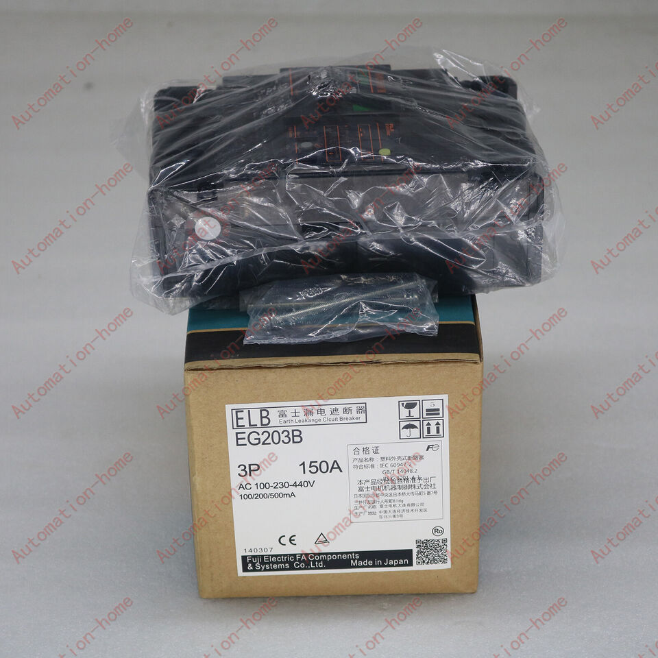 New Fuji EG203B 150A 3P Circuit Breaker - 208V/127V 150A 3P CB - FUJI