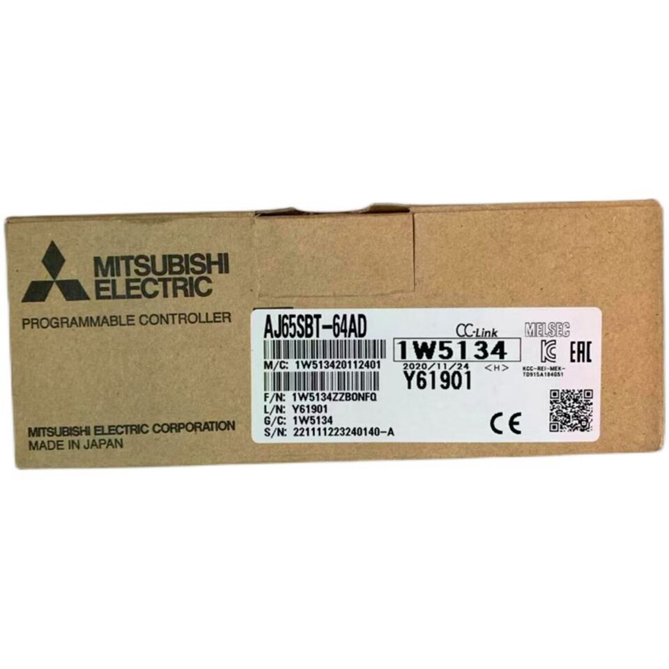 New 1PC Mitsubishi PLC AJ65SBT-64AD: High-Power Control Module - MITSUBISHI